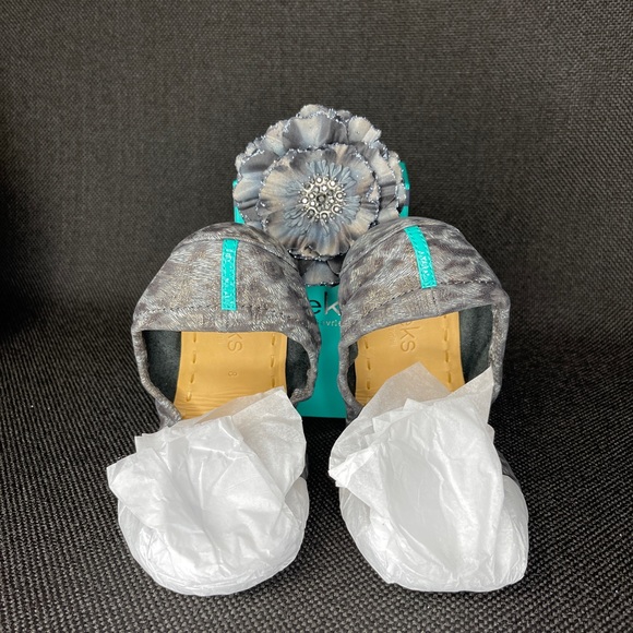 Tieks Black Leopard FLASH DEAL RARE LE NEW NIB RARE Print limited edition Size 8 - Picture 6 of 11